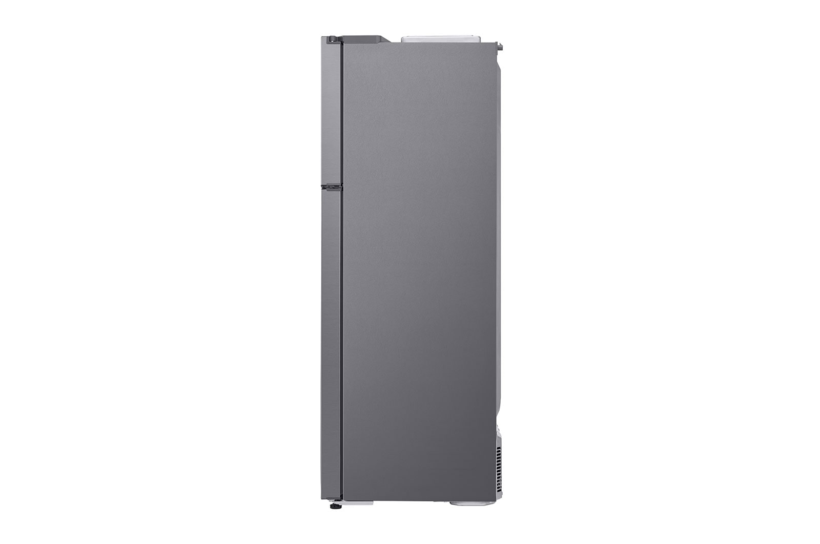 LG 438(L) | Top Freezer Refrigerator | Smart Inverter Compressor | Water Dispenser | NatureFRESH™ | LinearCooling™, side view, GL-T652HLCM