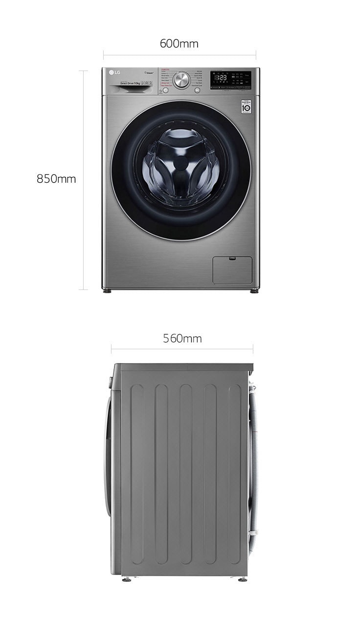 10kg lg washing machine front loader