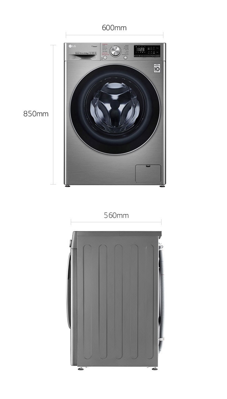LG Washing & Efficient Machine: Versatile F4V5VYP0W