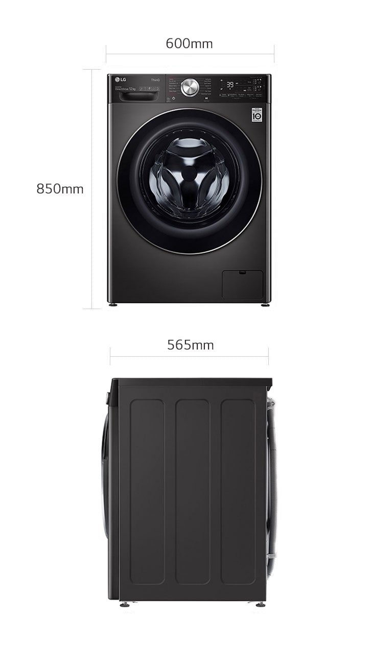 LG 12kg Front Load Washer | AI DD™ | Steam™ | LG East Africa