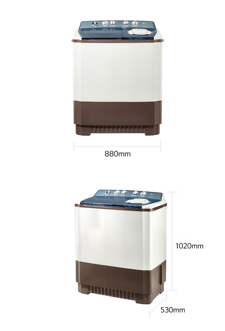 LG 8kg TwinTub Washer Roller Jet Pulsator LG East Africa