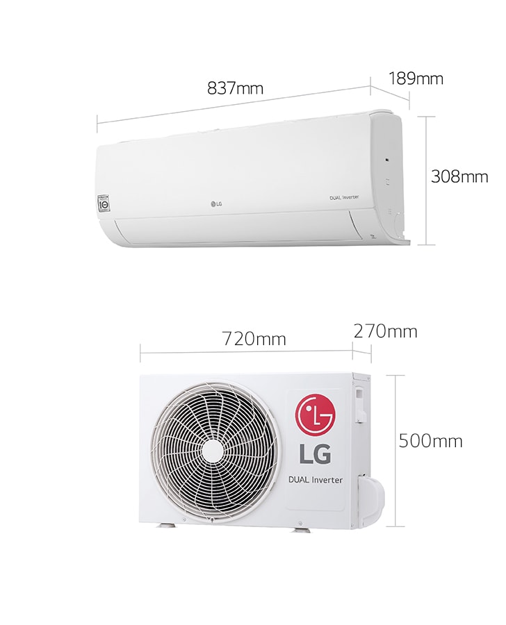LG DUALCOOL Inverter AC,12000 BTU, 10 Year Warranty, Energy Saving