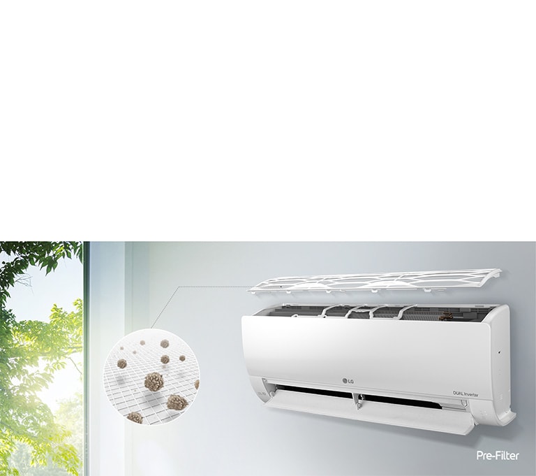 Lg wall mounted air conditioner top