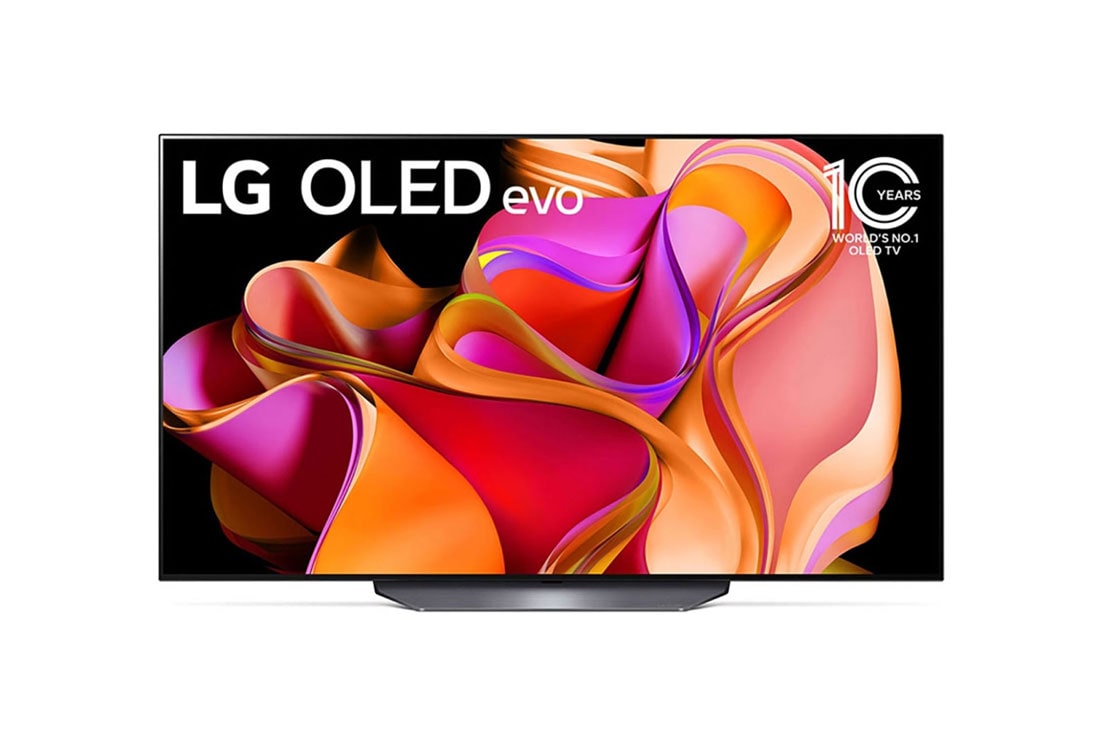 LG OLED 2023 | 55 Inch | CS series| 4k Cinema HDR | AI Sound  Pro |  Magic Remote | Self-lit | Gamer Dashboard & Optimizer  | WebOS | Smart  AI ThinQ, Front view, OLED55CS3VA