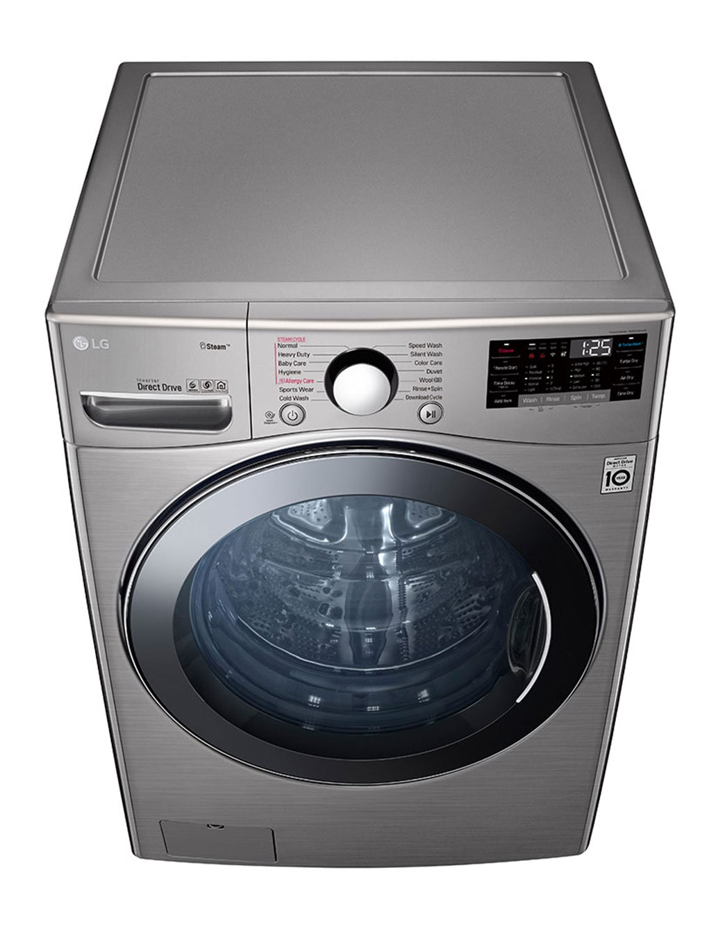 lg front load washing machine 18kg