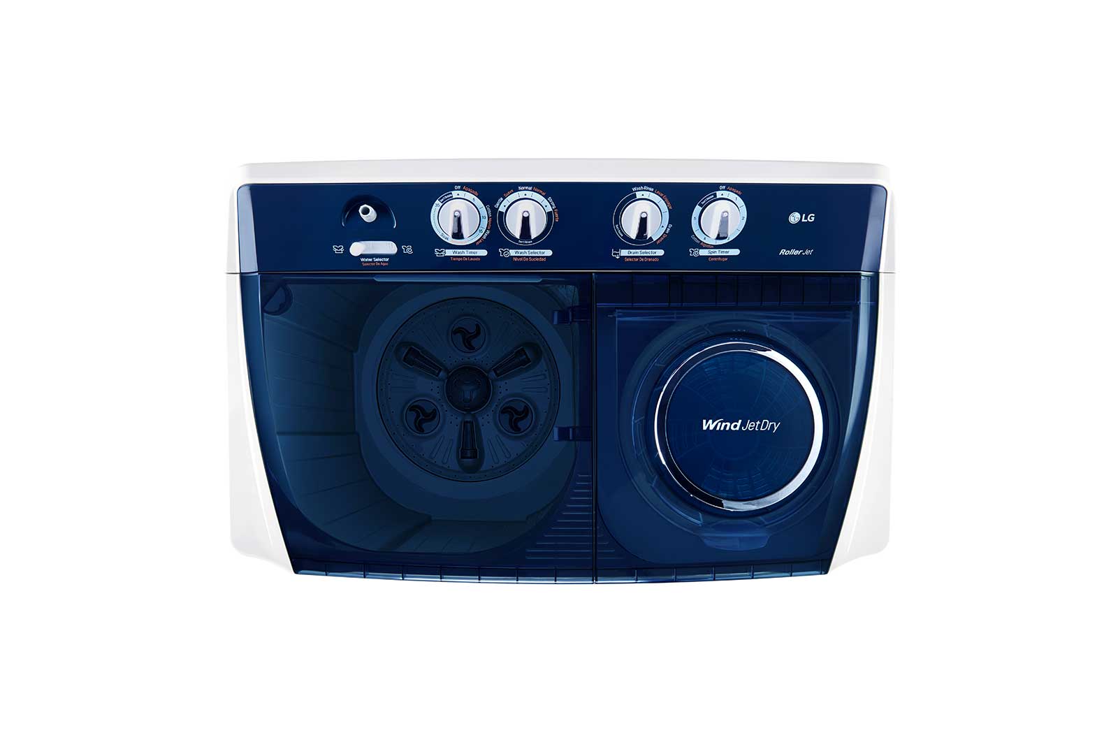 LG 10kg TwinTub Washing Machine - P1761RWNBL | LG E.A.