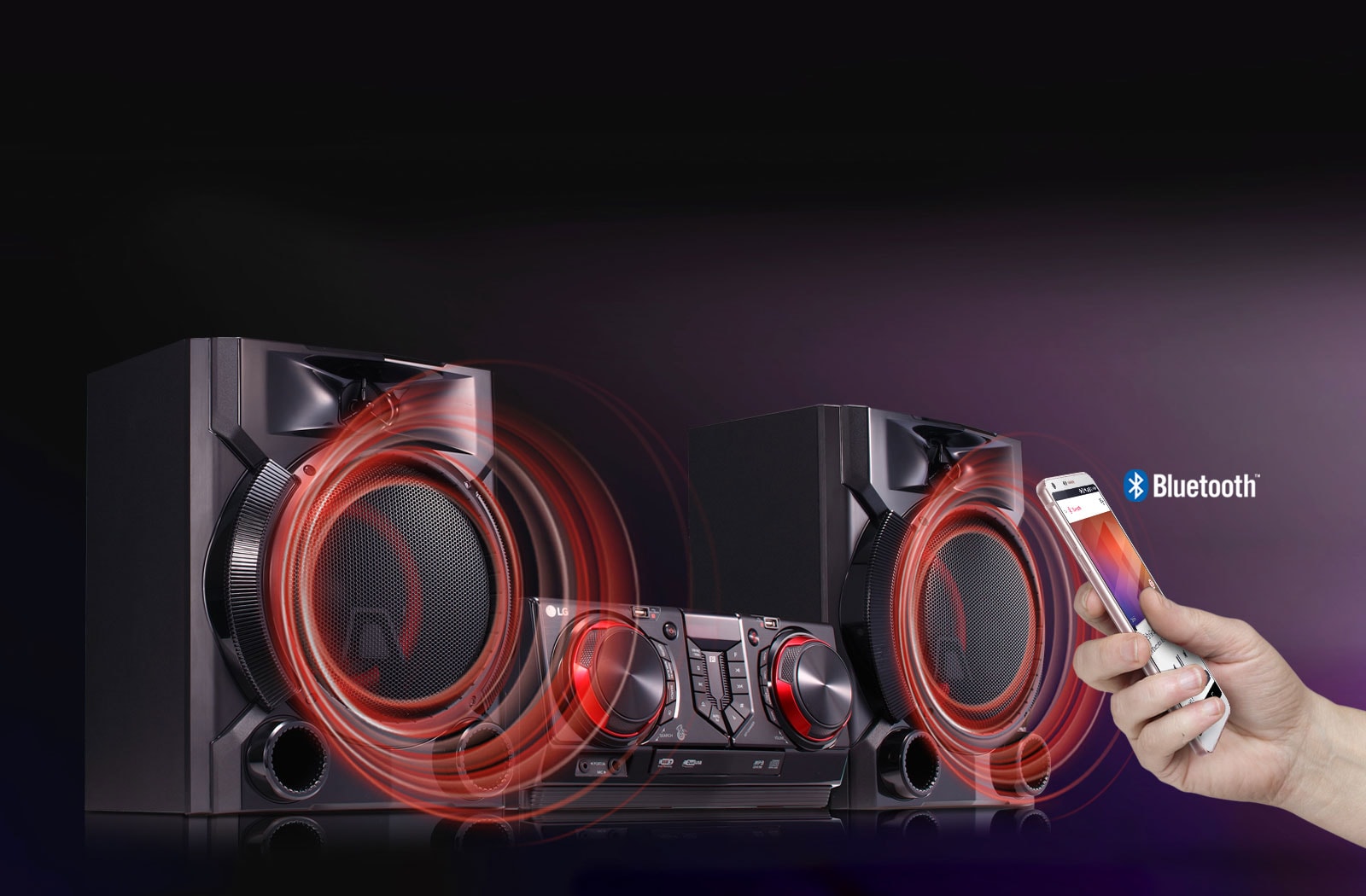 LG XBOOM CJ65 Equipo de Sonido con 900W RMS LG Ecuador