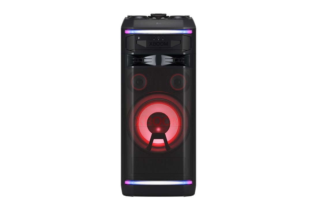 LG XBOOM OK99M | 2000W | Karaoke Star | Pro DJ Wheel | Iluminación, Front view on light, OK99M