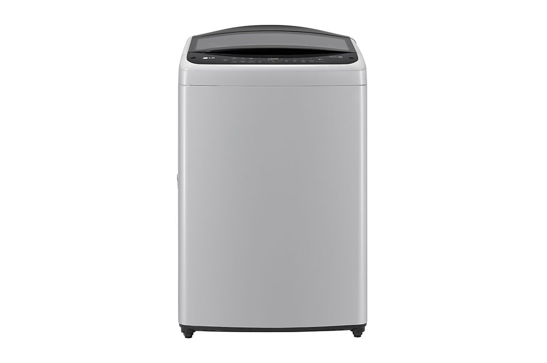 LG Lavadora de 19 kg carga superior con AI DD, Gris, front view, WT19DV6T