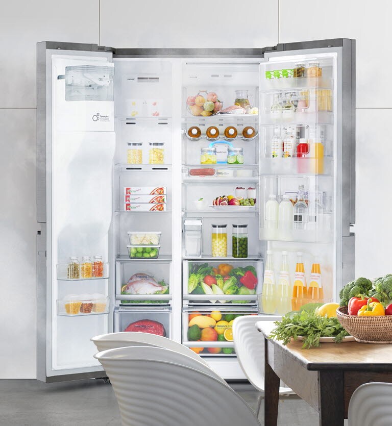 Refrigeradora Top Freezer 13.2pᶟ(Net) LG VT38WPP Dispensador