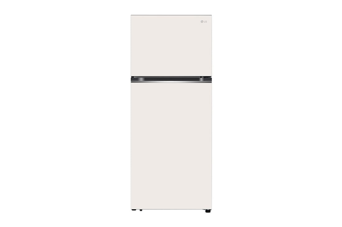 LG Refrigerador Top Freezer 374L (Net) / 410L (Gross) Smart Inverter Compressor™ LINEARCooling™ Puerta Nature Beige, VT38BPB_front view, VT38BPB
