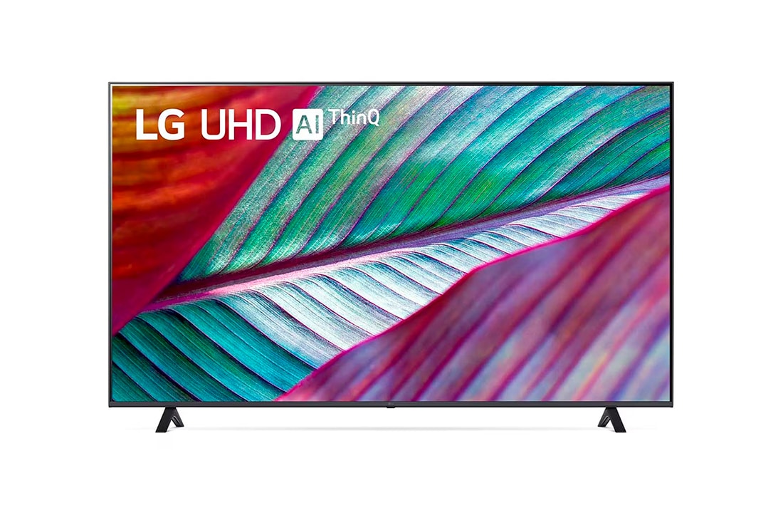 LG Pantalla LG UHD 75'' UR78 4K SMART TV con ThinQ AI, Vista frontal del televisor LG UHD, 75UR7800PSB