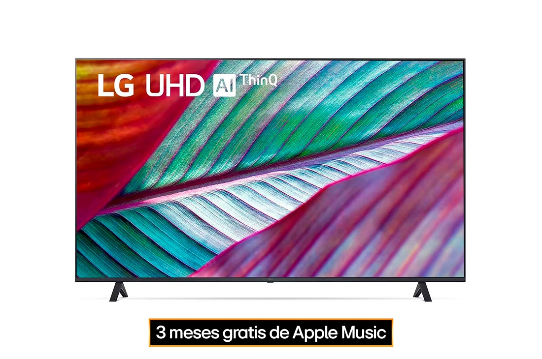 LG Pantalla LG UHD 65'' UR78 4K SMART TV con ThinQ AI, Vista frontal del televisor LG UHD, 65UR7800PSB