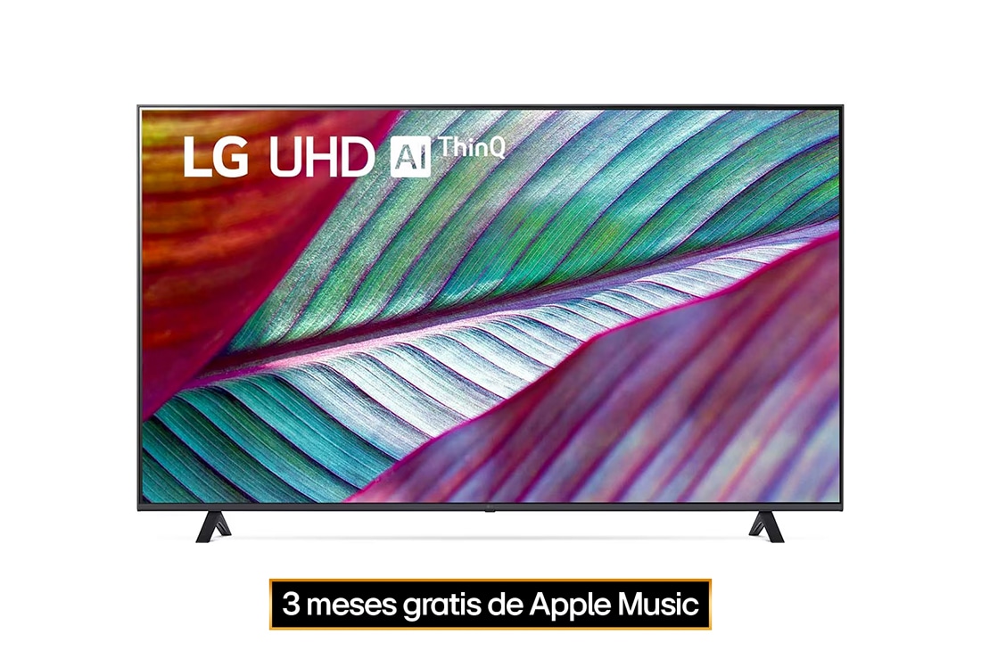 LG Pantalla LG UHD 70'' UR78 4K SMART TV con ThinQ AI, Vista frontal del televisor LG UHD, 70UR7800PSB