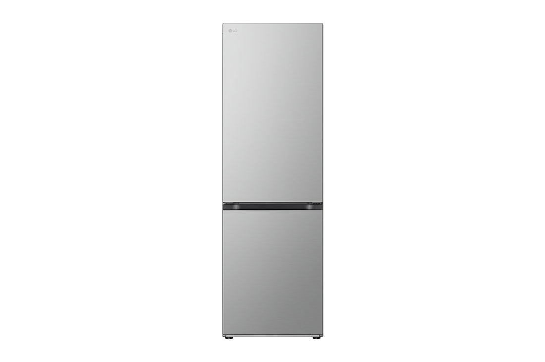 LG Külmik  | 1.86m | 344L | Hõbedane | C klass | DoorCooling | Total No Frost | GBV7180CPY, Front view, GBV7180CPY