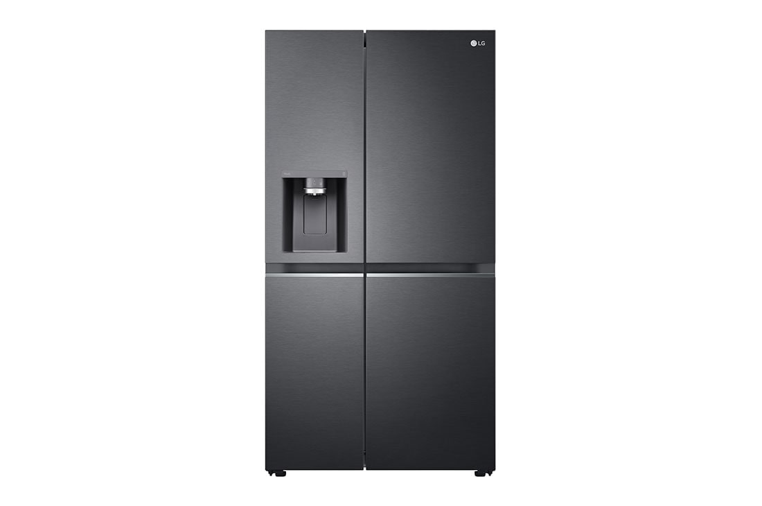 LG side by side külmik | 635L | kõrgus 1.79m | laius 91.3cm | Hõbedane | E energiaklass | WiFi | DoorCooling | Total No Frost | GSLV71MCTE, Skats no priekÅ¡puses, GSLV71MCTE