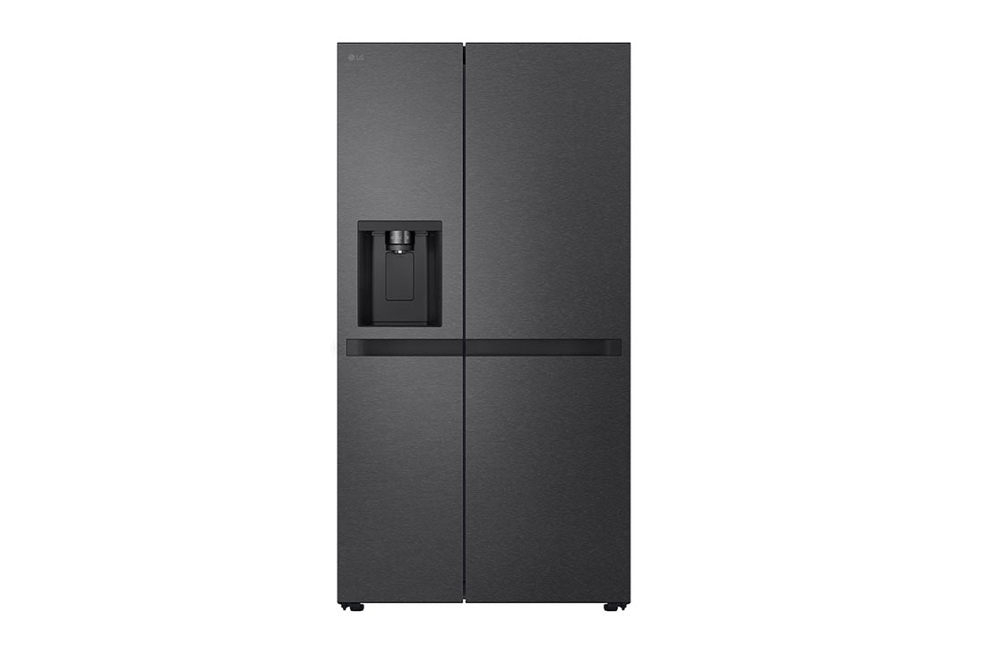 LG Side by Side külmkapp| 1.79m | 641L | Must | E klass | Multi Air Flow |  No Frost, eestvaade, GSLC41EPPE