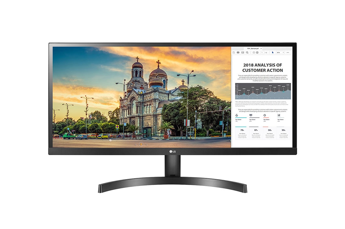 LG 34-tolline UltraWide™ monitor, 34WK500-P