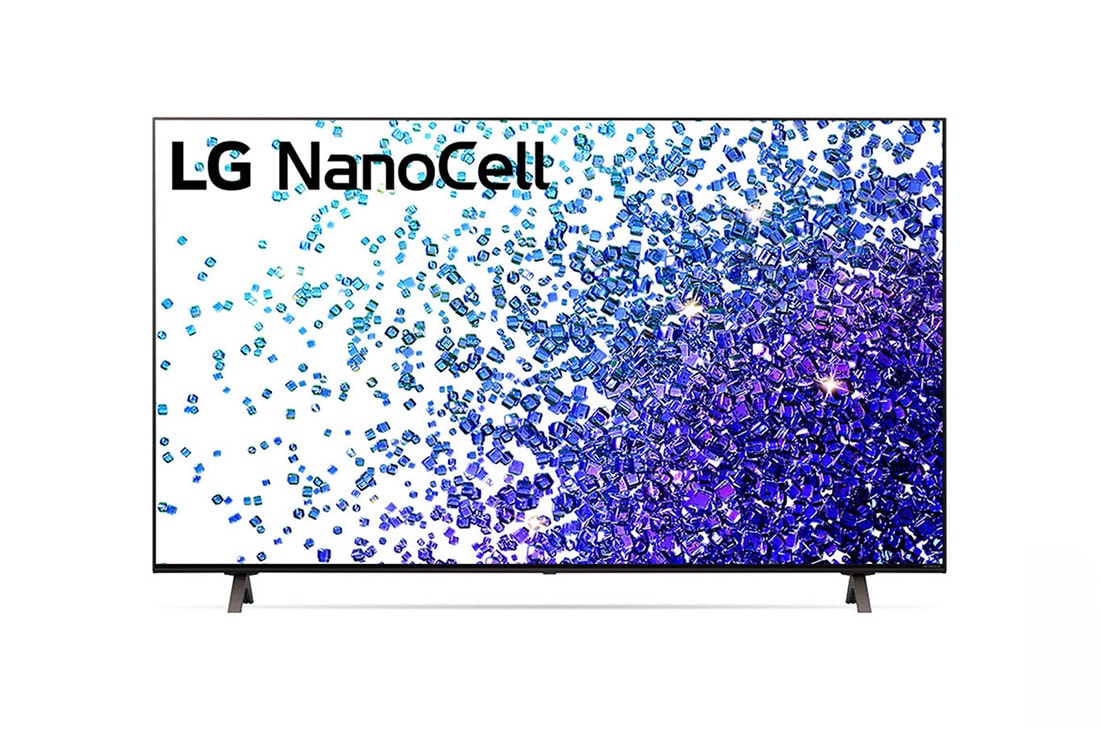 LG 43 tolline NanoCell 4K teler, LG NanoCell teleri eestvaade, 43NANO793PB