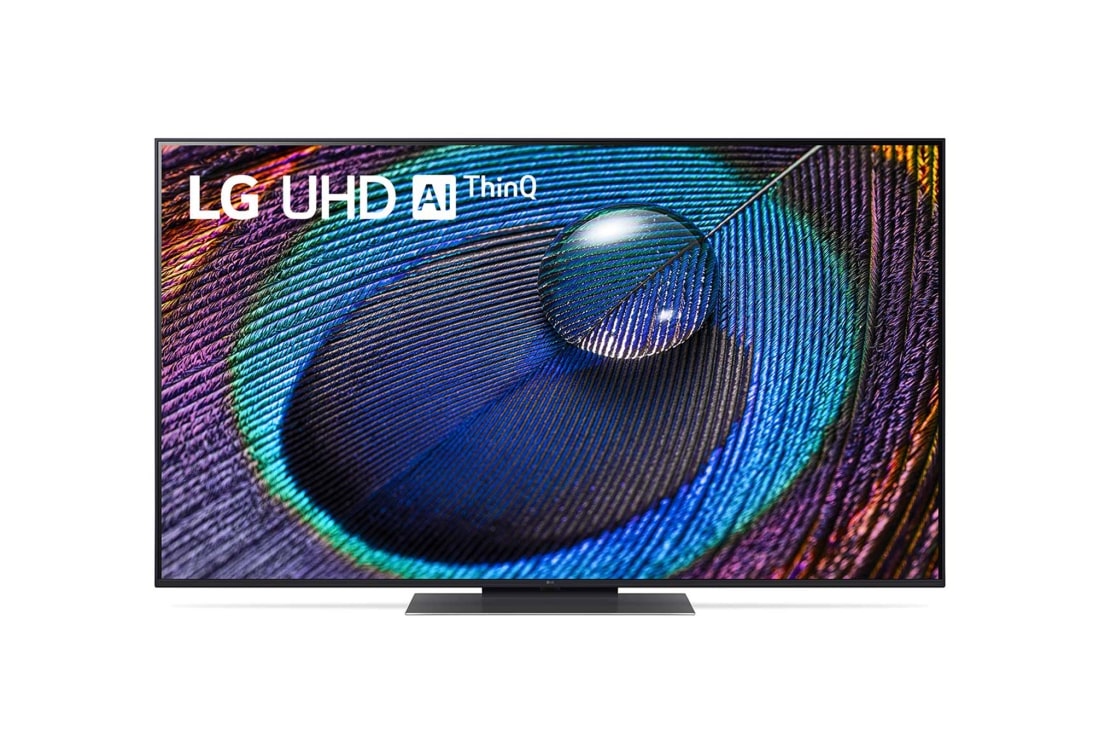 LG UHD UR91 55-tolline 4K nutiteler, 2023, LG UHD-teleri eestvaade, 55UR91003LA
