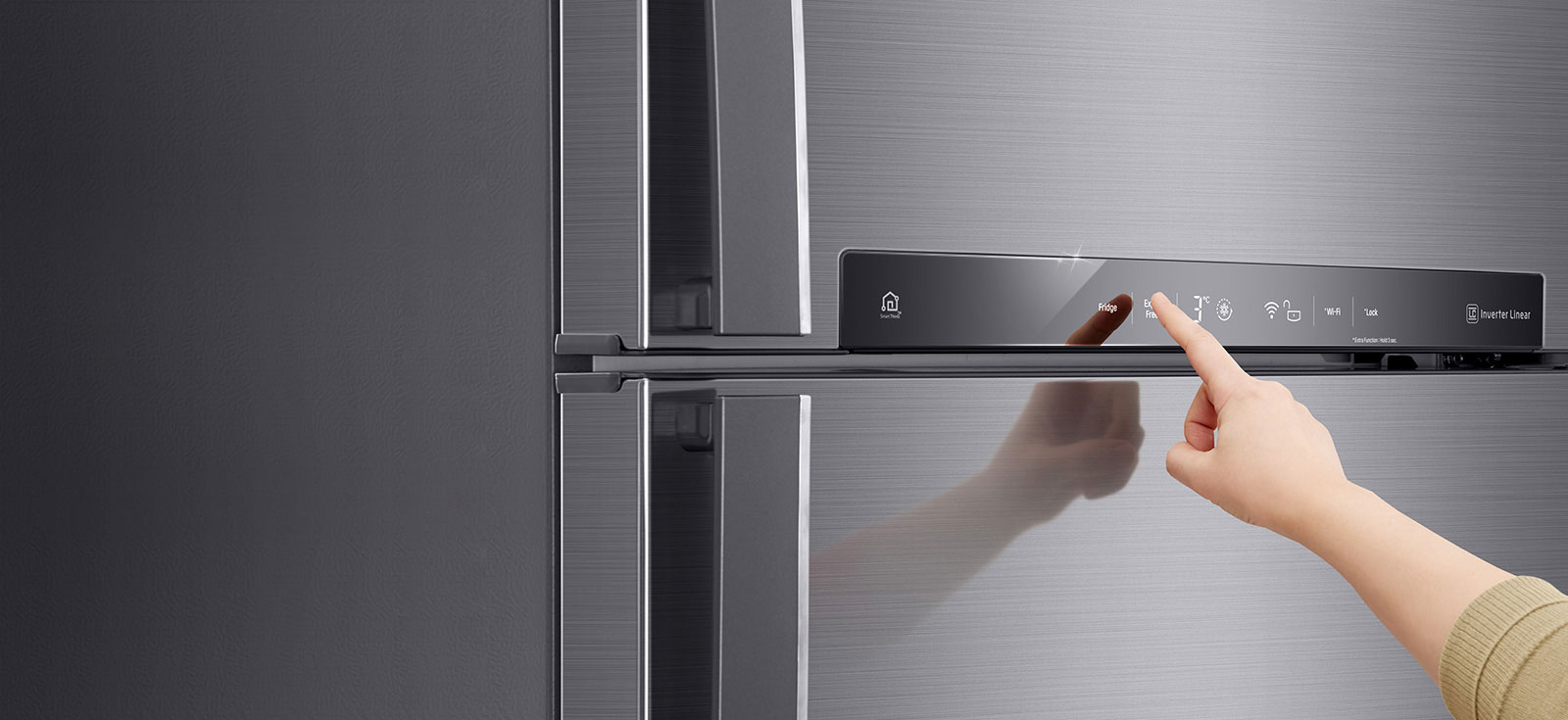 LG 760L Double Door Refrigerator GRF882HBHU 
