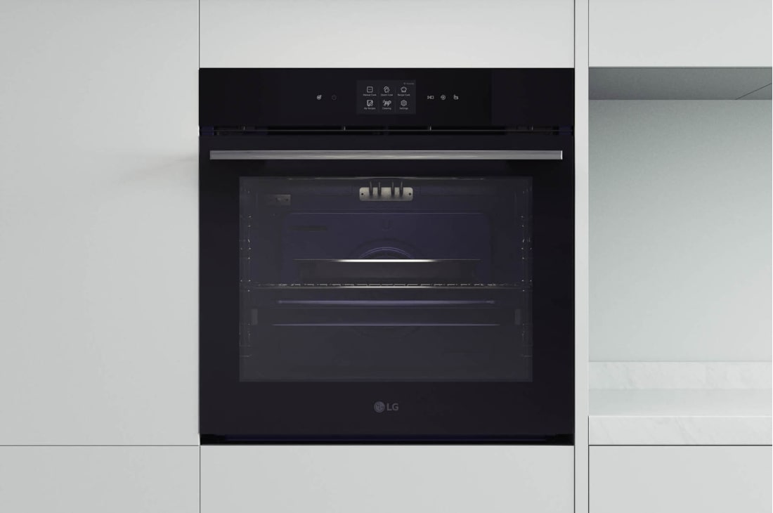 LG InstaView Oven 76 Liters A++ Air Fry & Steam Sous-Vide , Front view, WSED7667M