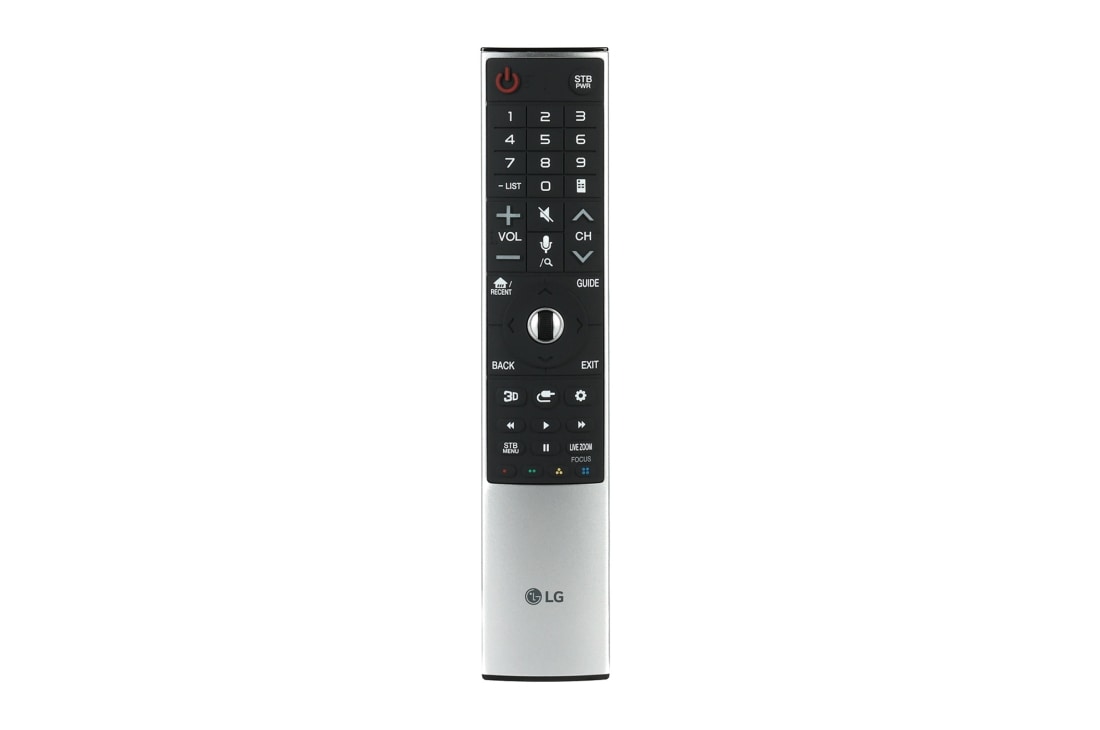 LG Remote Controller Assembly, Front view, AKB75455602