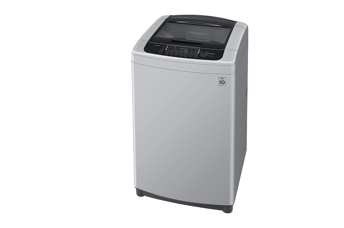 lg lg 18kg middle free silver top loader t1885nehte