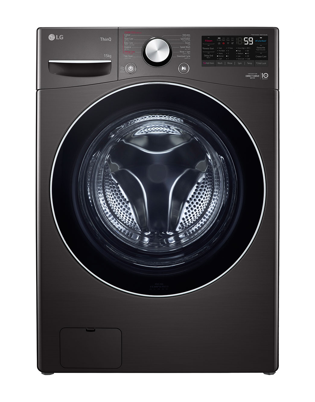 Lg Kg Front Load Washing Machine With Ai Dd Intelligent Care With More Fabric