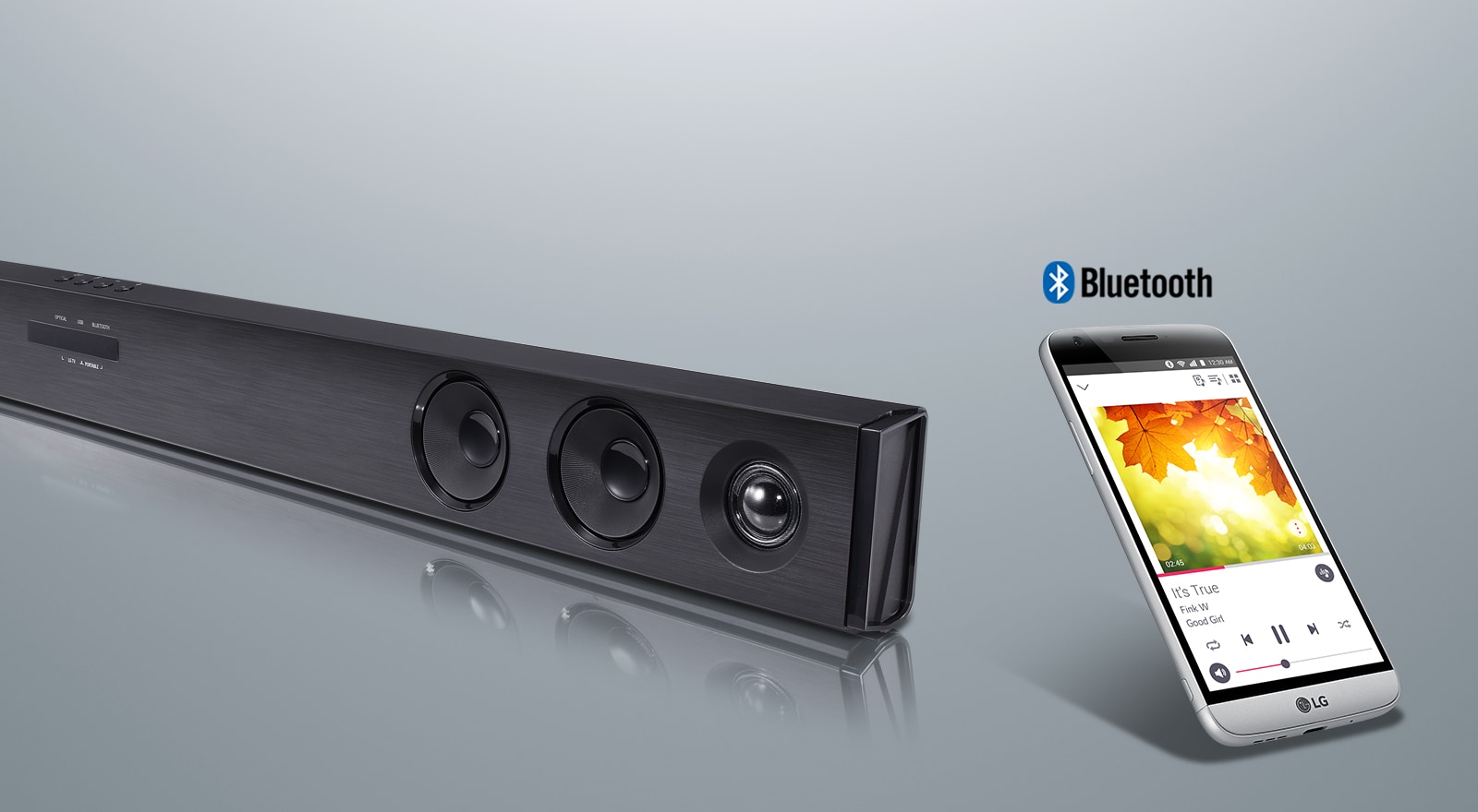 LG SoundBar SQC2 Barra de Sonido Bluetooth 2.1 300W Negra