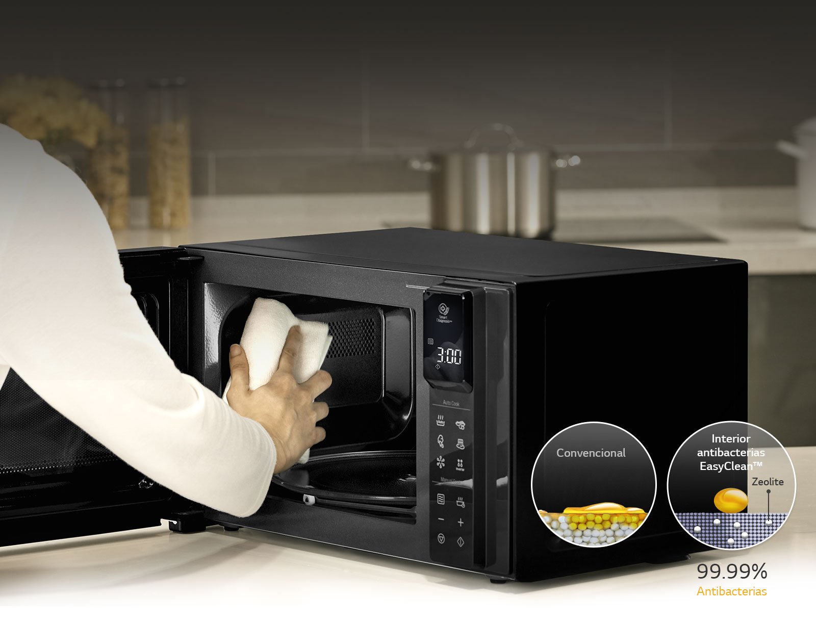 Microondas LG Smart Inverter, 25 litros y grill - MH6535GDS · LG · El Corte  Inglés
