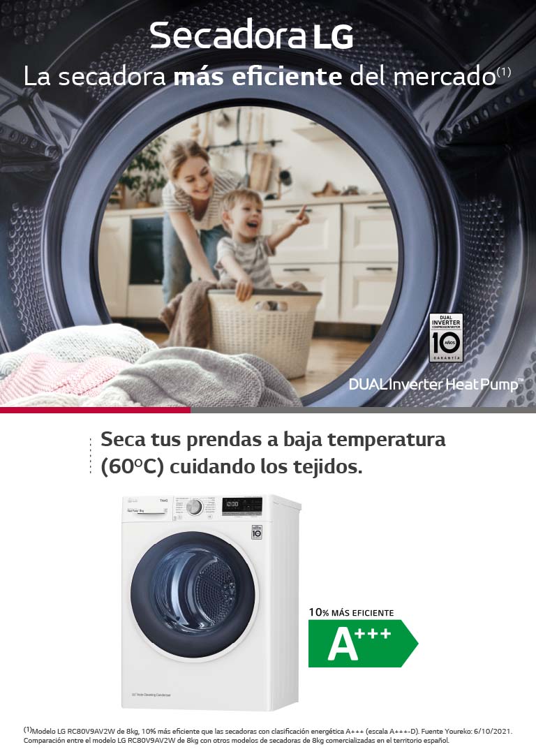 Borrar Secretario Excesivo Lavadoras y secadoras de ropa con el máximo rendimiento | LG España
