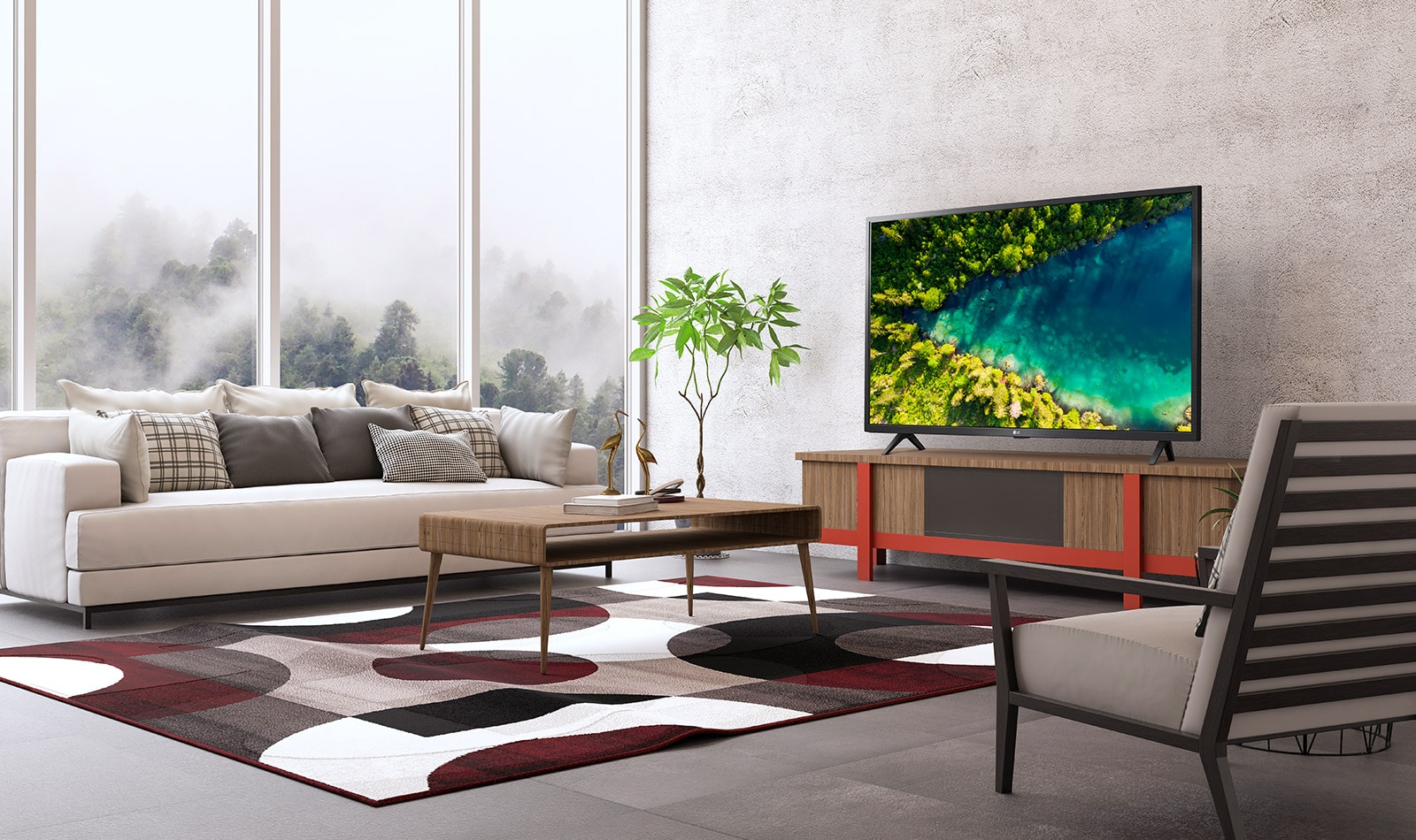 Smart TV - LG LG 32LM6370PLA Televisor Smart TV 32 Full HD HDR, Full-HD,  Procesador Quad Core de 10 bits., DVB-T2 (H.265), NEGRO