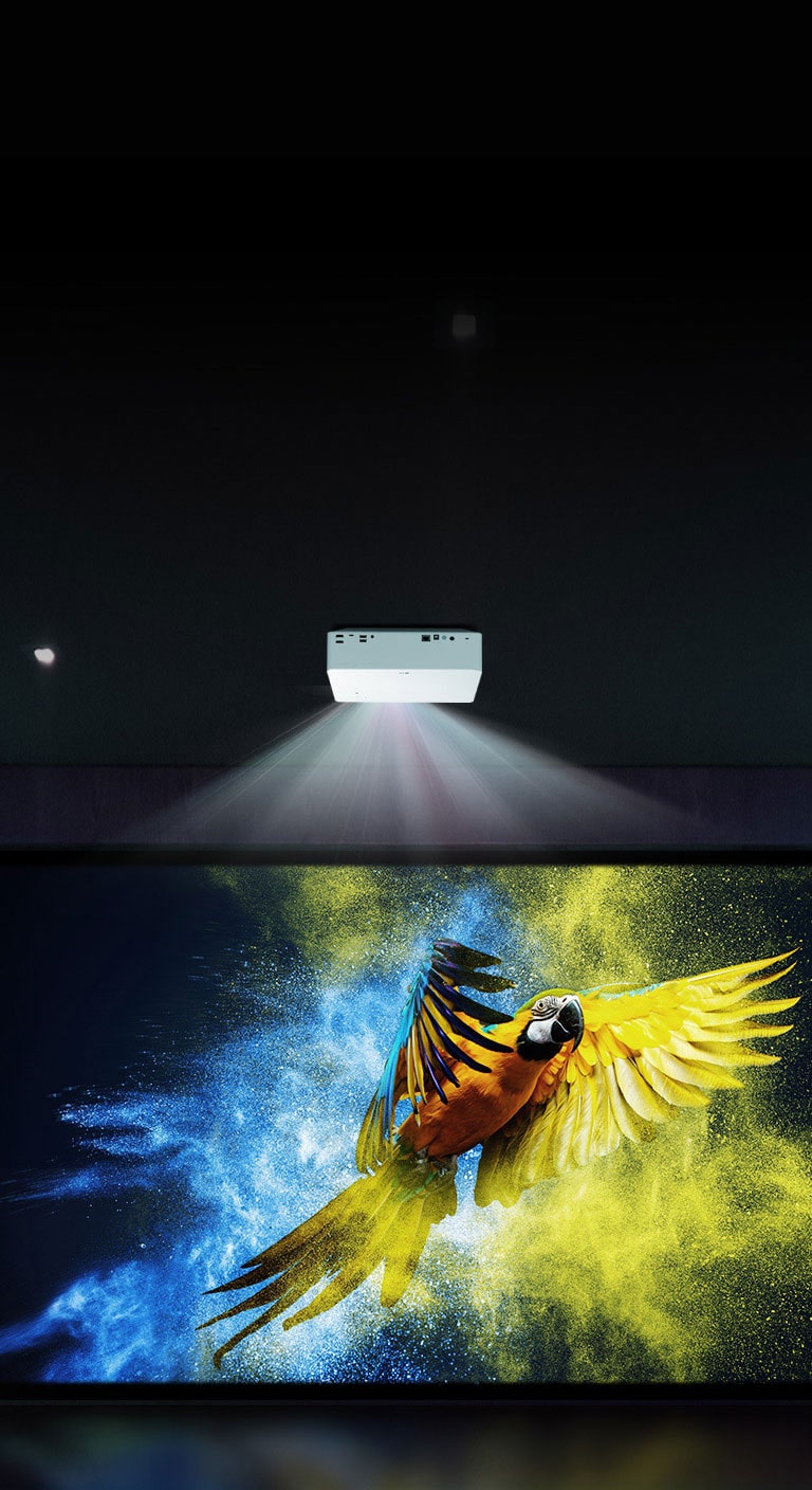 Vidéoprojecteur 4Ch LED, 1500 Lumens, Résolution UHD 4K : 3840x2160, 150,000: 1 - LG HU70LS