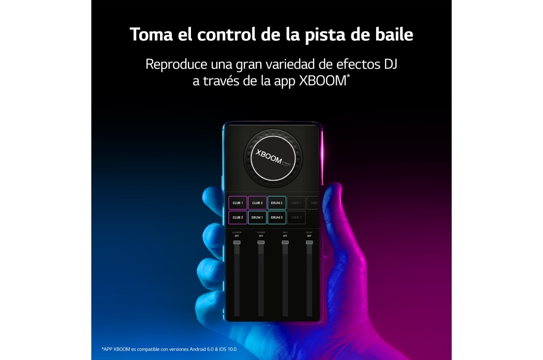 Altavoz Bluetooth LG RNC5, 300W - Negro