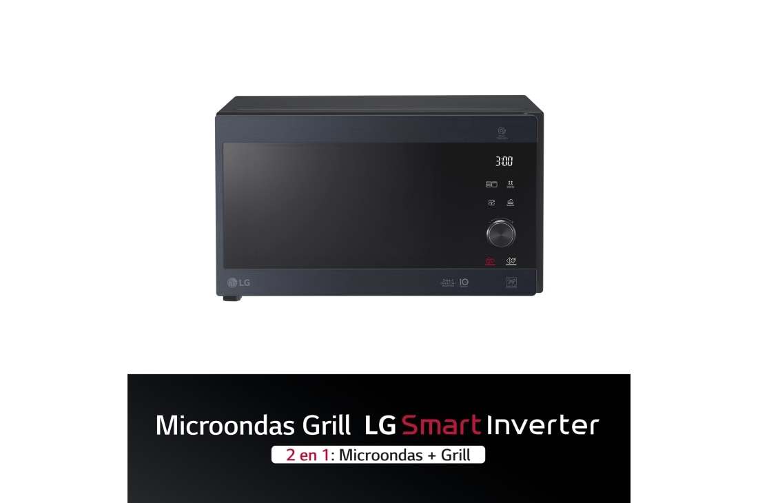 Microondas LG MH6565CPW Grill 25L Negro