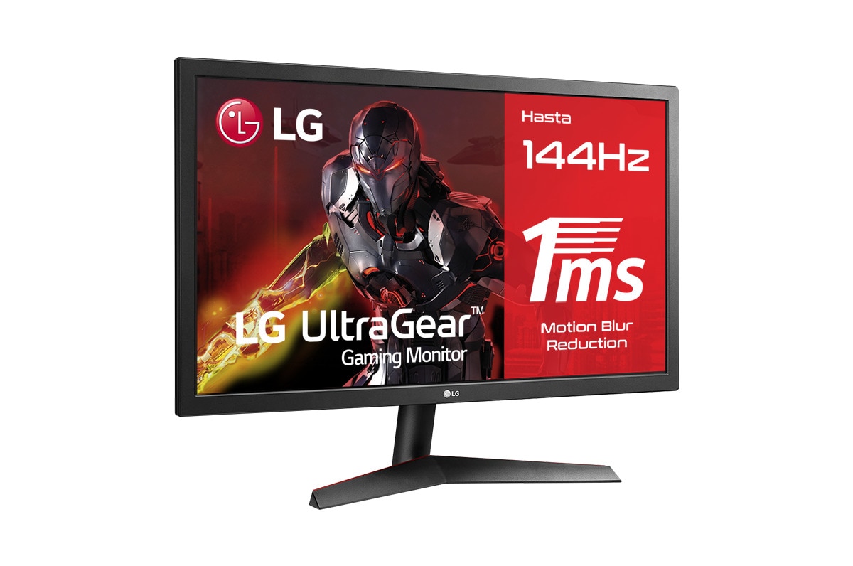 LG Monitor GAMING ULTRAGEAR 24GL600F-B de 59,8 cm (23,6'') 1920 x 1080  (FHD) con panel TN 16:9, F
