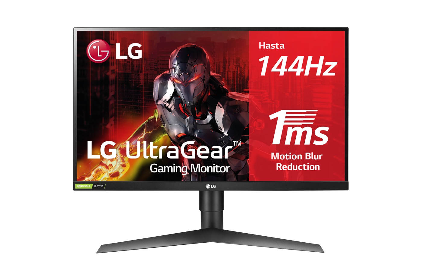 LG 27GL650F - Monitor dirigido a pro-Gamers (Panel IPS: 1920x1080p, 16:9,  400 cd/m², 1000:1, 144Hz, 1ms); entradas: DP x1, HDMI x2; RADEON Freesync  2, E