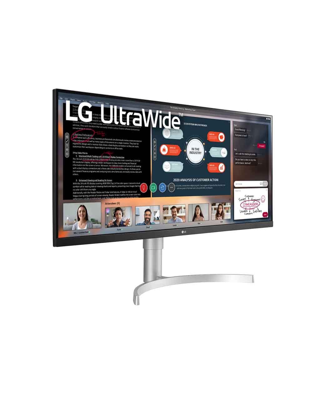 Монитор lg 34wn650 w обзор