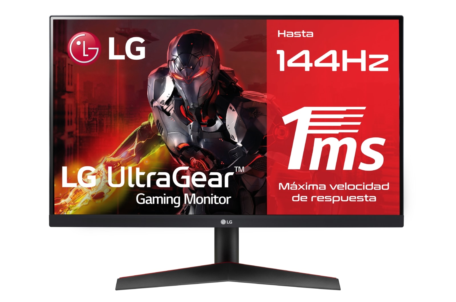 LG 24GN600-B -Monitor Gaming LG UltraGear (Panel IPS: 1920x1080p, 16:9