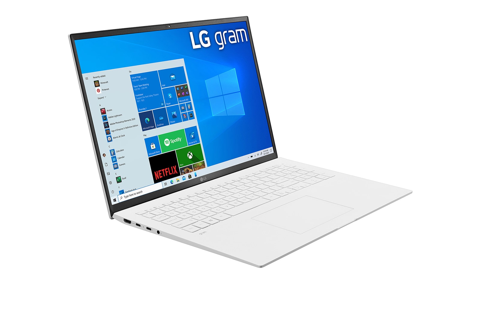 LG gram 17Z90P Windows 10 Home - Portátil ultraligero de 43,2cm (17'')  WQXGA 16:10 IPS (