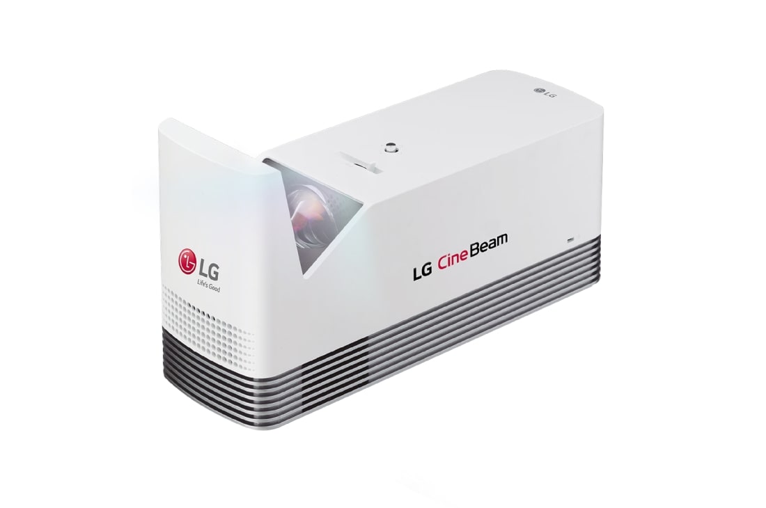 Videoproyector LG Tiro Corto 130 Lumenes 1280 x 720 Portable Blanco, Dorado  - Digitalife eShop