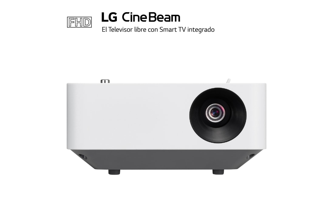 Videoproyector LG Cine Beam PF510Q Tecnología Laser Tiro Corto Luminosidad  450 Lúmine(s) ANSI Resolución (1920x1080) Tipo de HD Full HD DisplayPort  HDMI Color Blanco, Negro