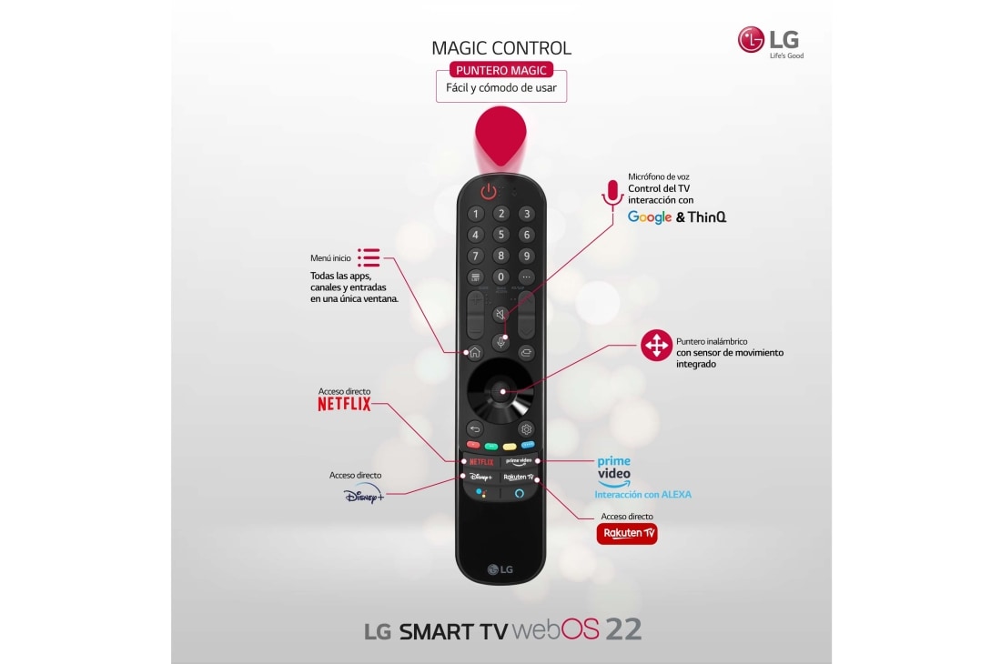 LG TV LG 4K Nanocell, Smart LG formatos 4K TV webOS22. HGiG 5, HLG, y España Gran con Potencia | de compatible HDR Gen a5 Procesador 10, Filmmaker