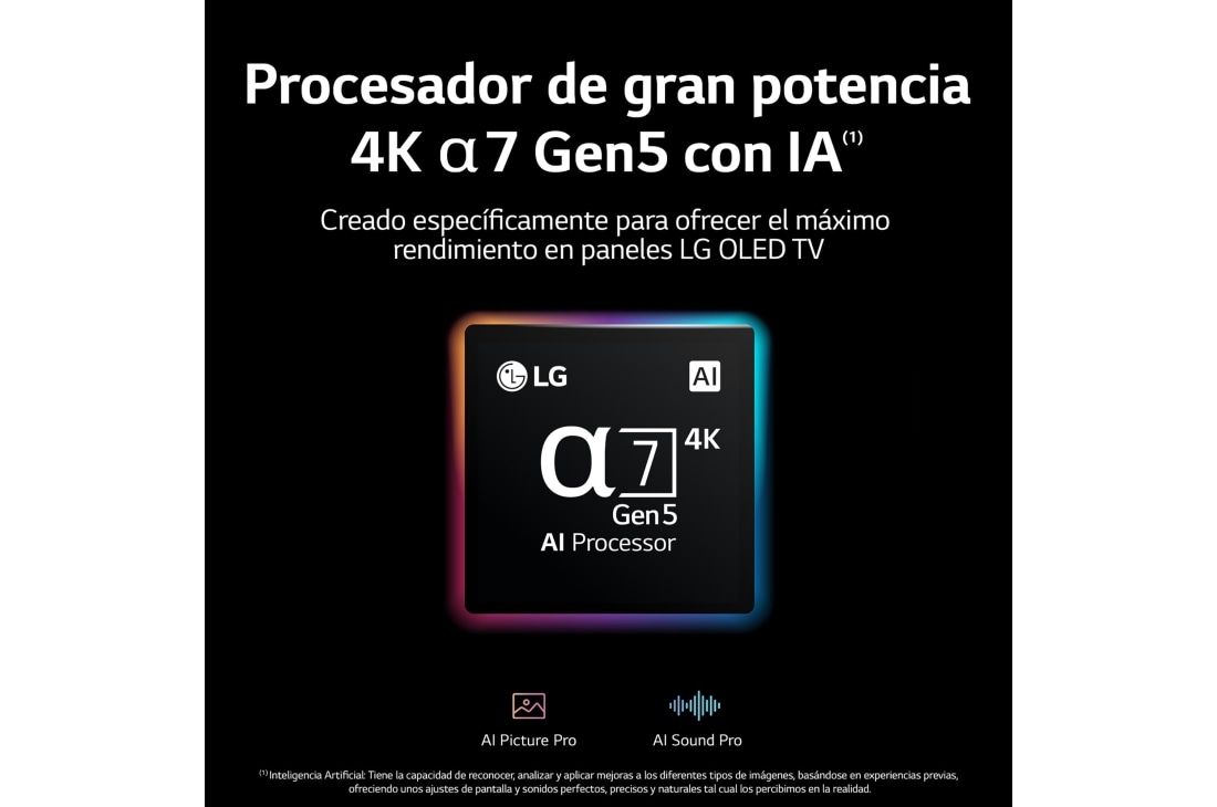 LG OLED OLED65CX6LA - Smart TV 4K UHD 65 pulgadas (164 cm), Inteligencia  Artificial, 100% HDR