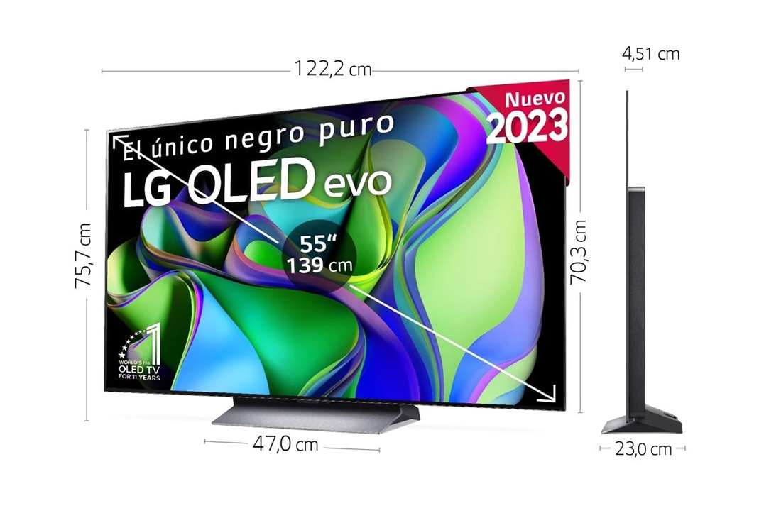 Comprar TV LG OLED 4K de 55'' B3, Procesador Gran Potencia, Dolby