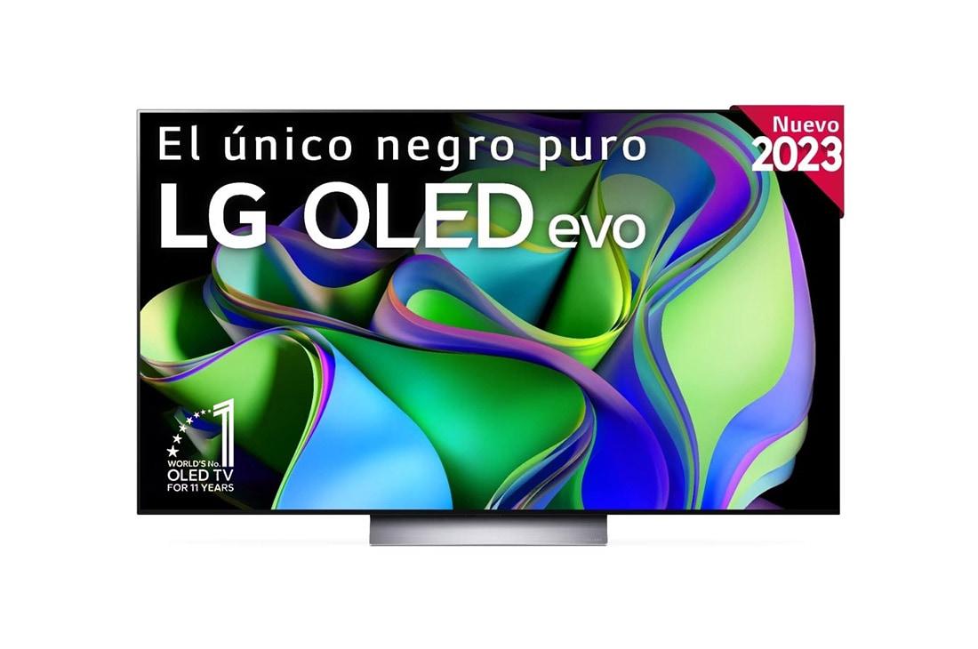 TV LG OLED evo 4K de 55'' C3, Procesador Máxima Potencia, Dolby Vision /  Dolby ATMOS, SmarTV webOS23, el mejor TV para Gaming.