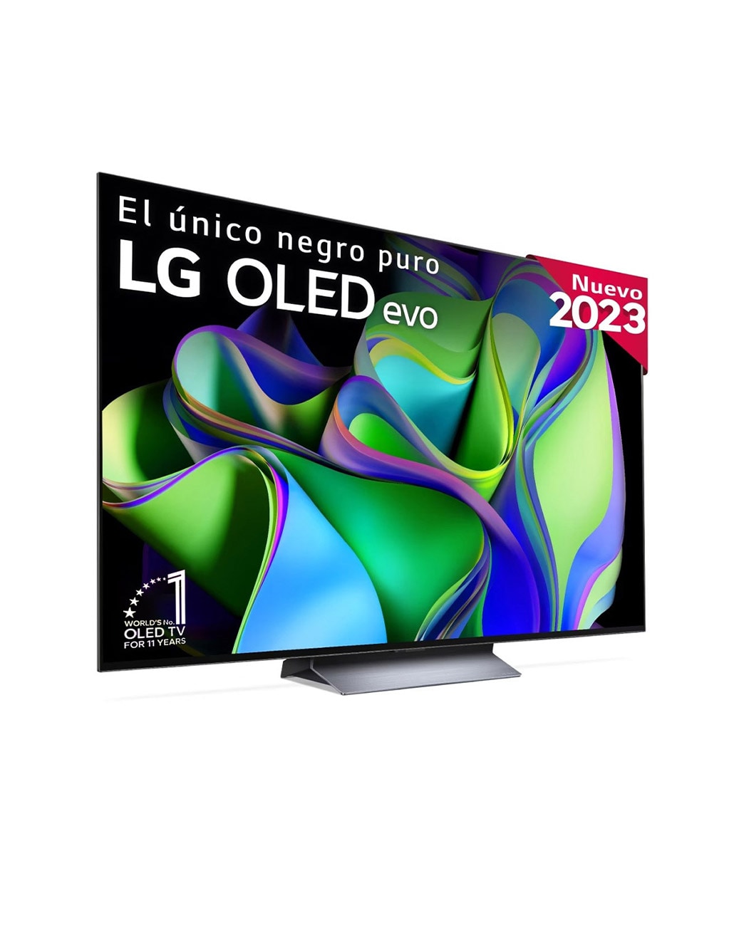 LG Televisor inteligente de pantalla plana con procesador OLED evo 4K de 65  pulgadas serie C3 para juegos con control remoto mágico alimentado por IA