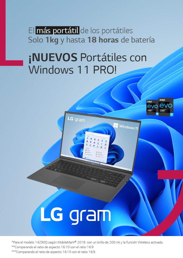 camuflaje Aventurero Fracaso Ordenadores Portátiles Ultraligeros | LG España
