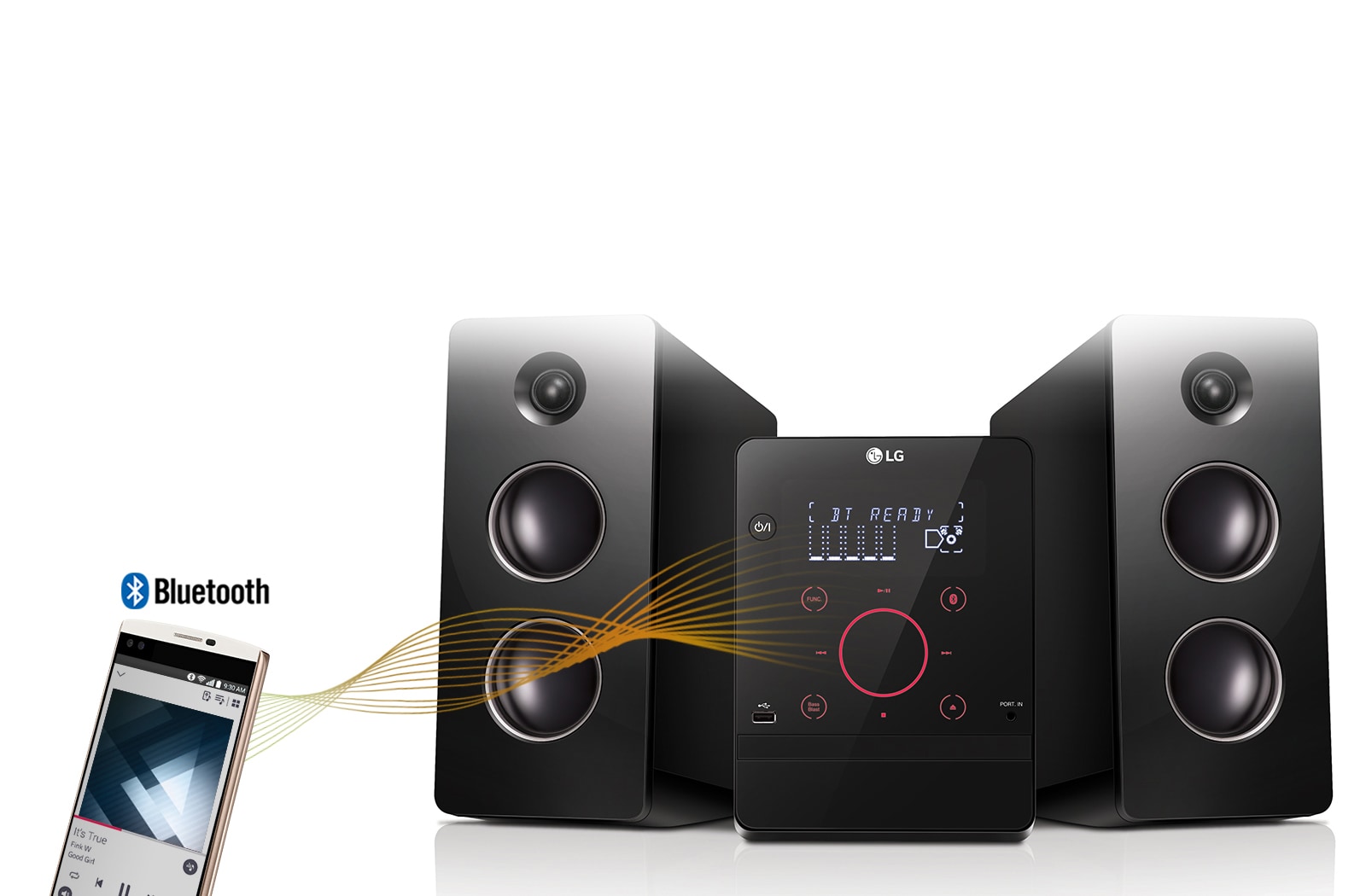 Подключить hi fi систему lg к телефону